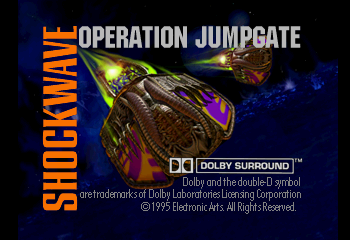 Shockwave - Operation Jumpgate Title Screen